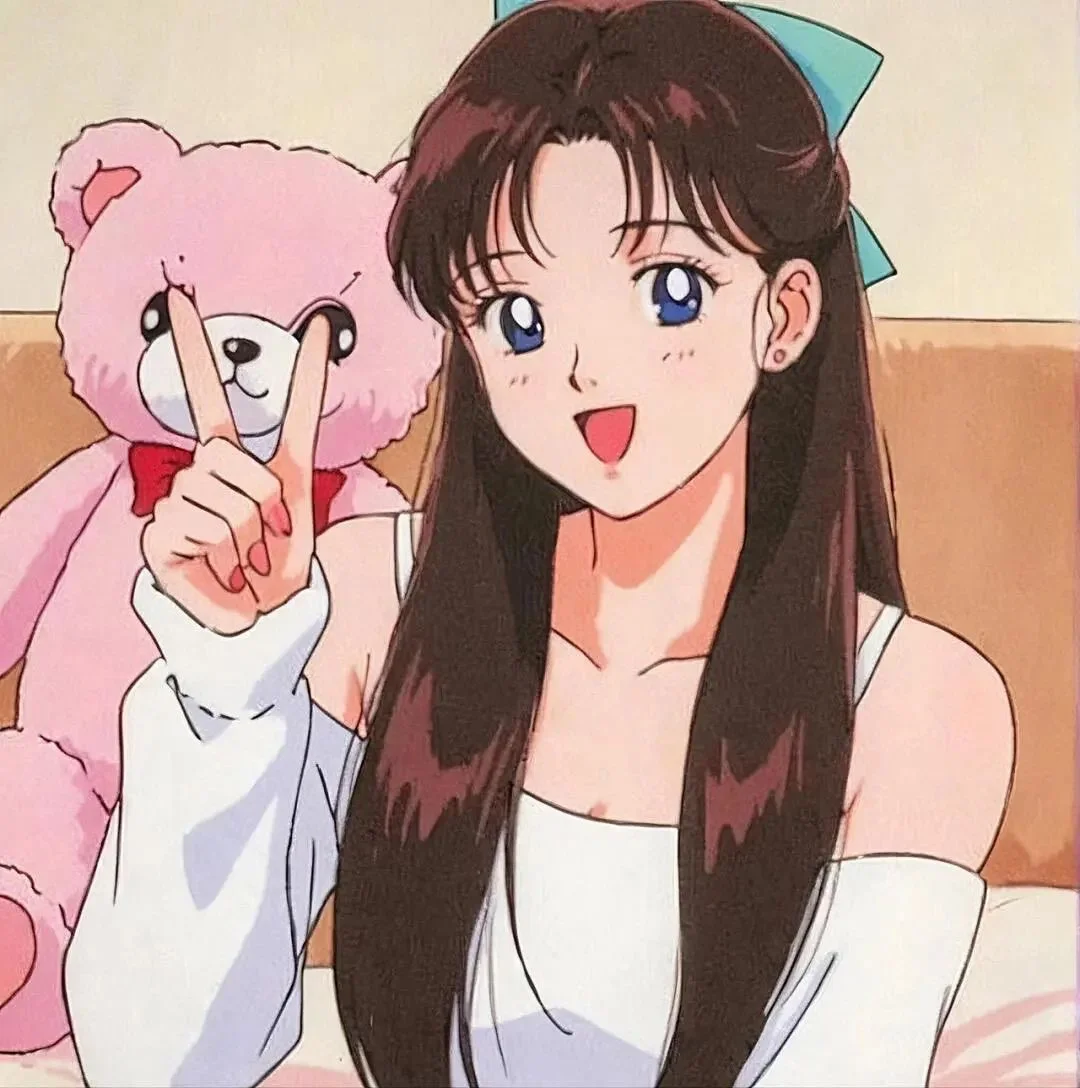 WeChat 复古日漫女生头像 动漫女孩快来～