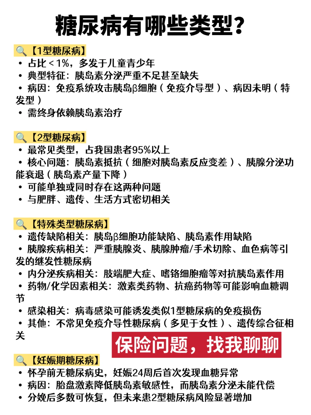 糖尿病有哪些类型？