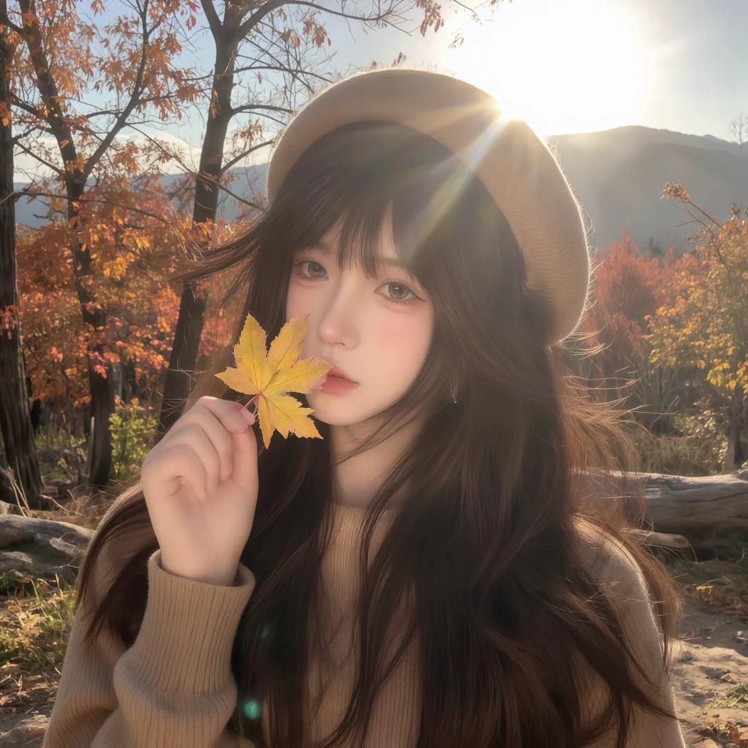 WeChat秋日氛围感女生头像！