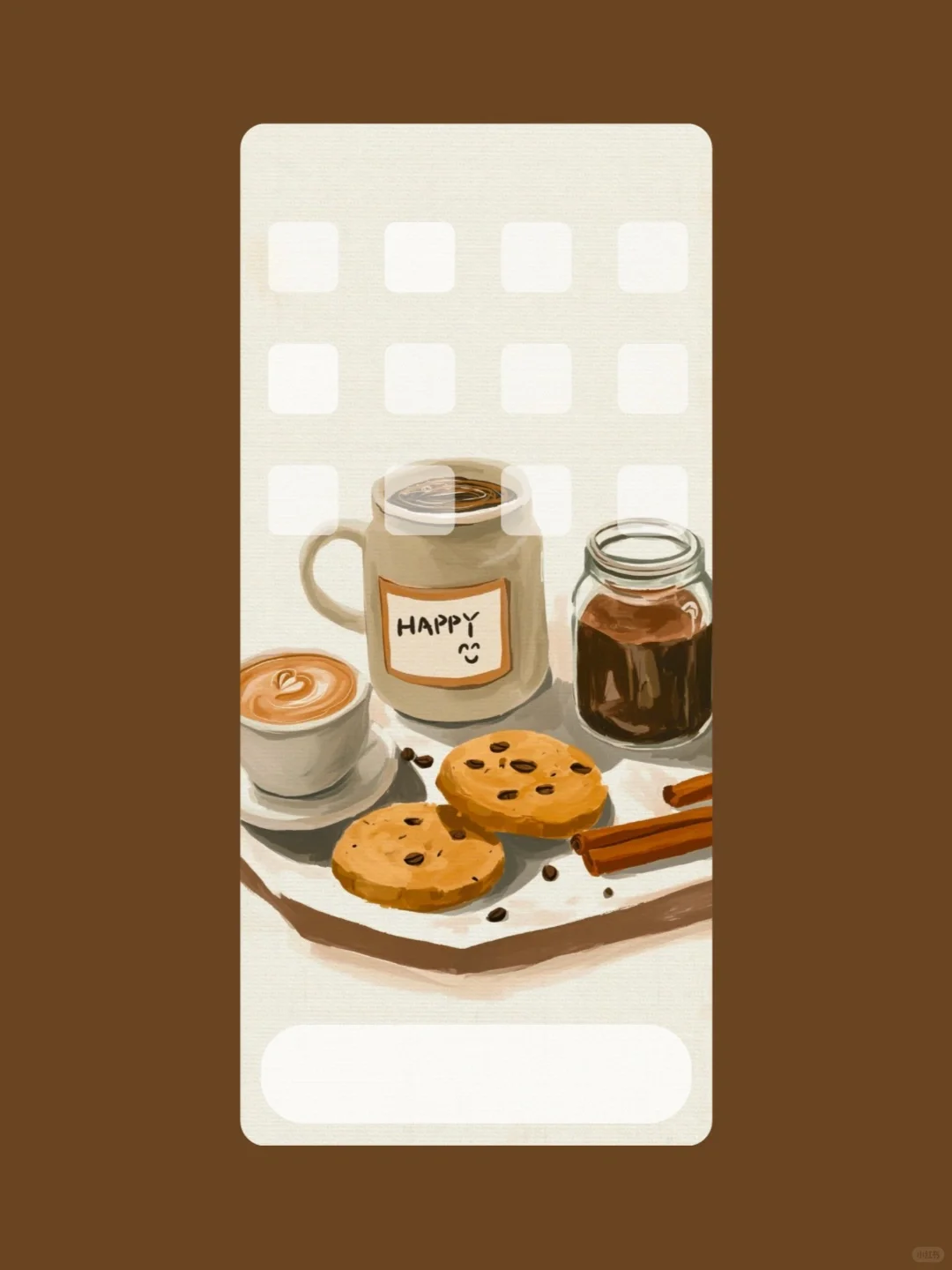 治愈系壁纸｜肉桂治愈冬天