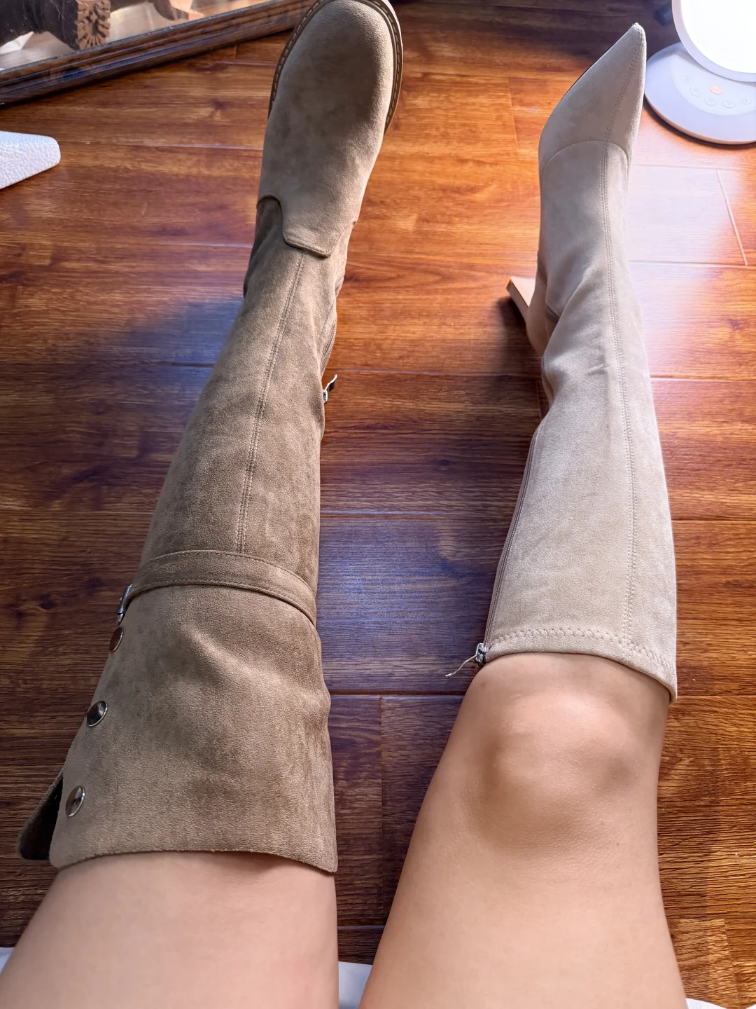 谁说穿过膝靴好看来着？腿粗是不是穿不了靴