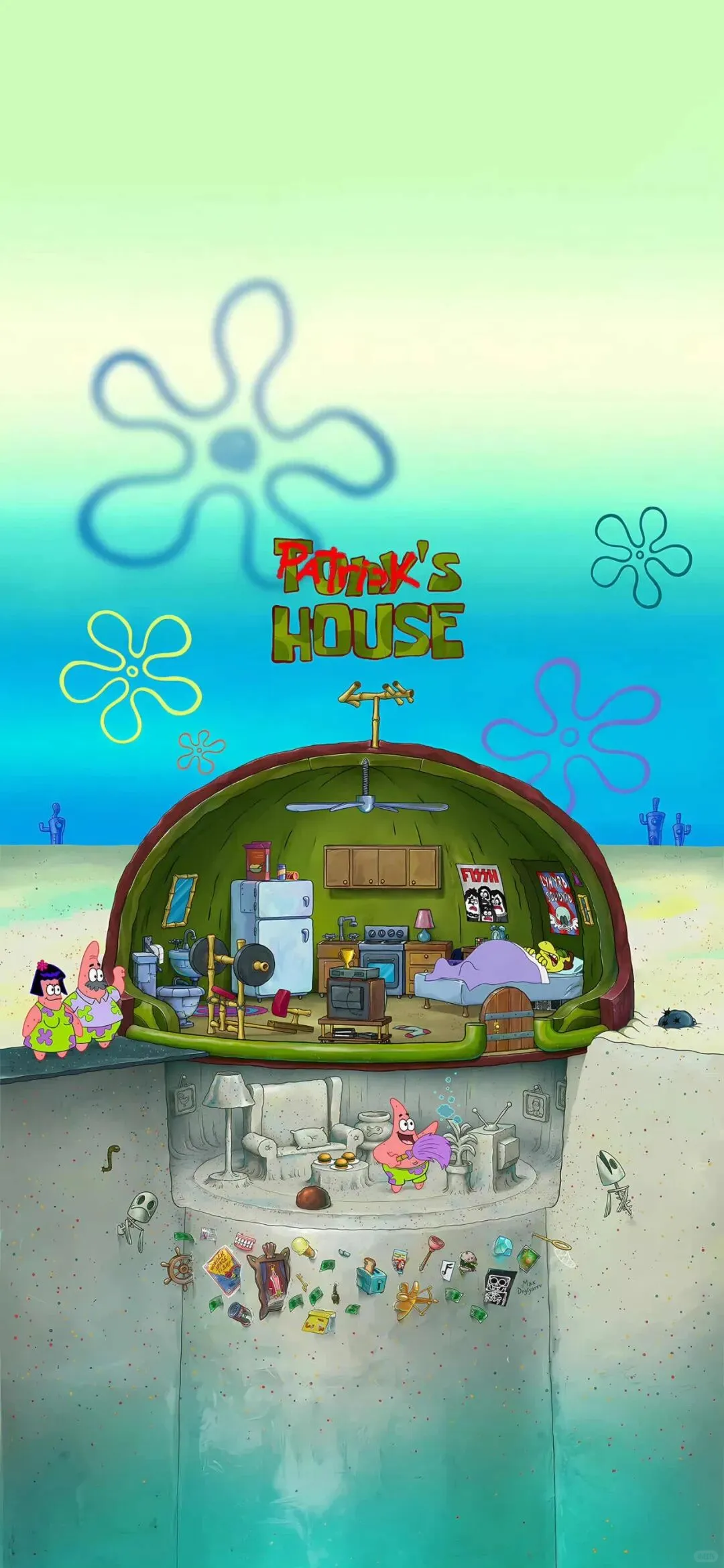 十八张快乐比奇堡之海绵宝宝手机壁纸