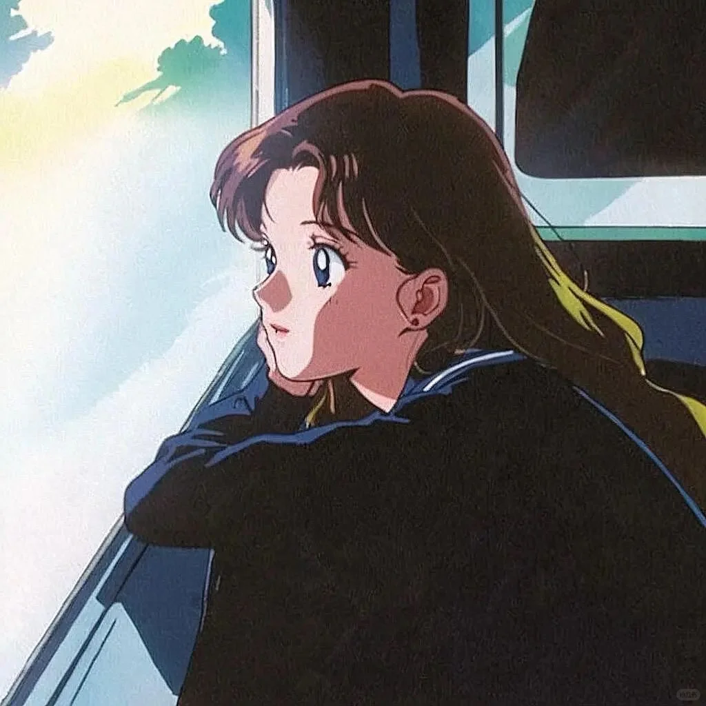 WeChat 复古日漫女生头像 动漫女孩快来～