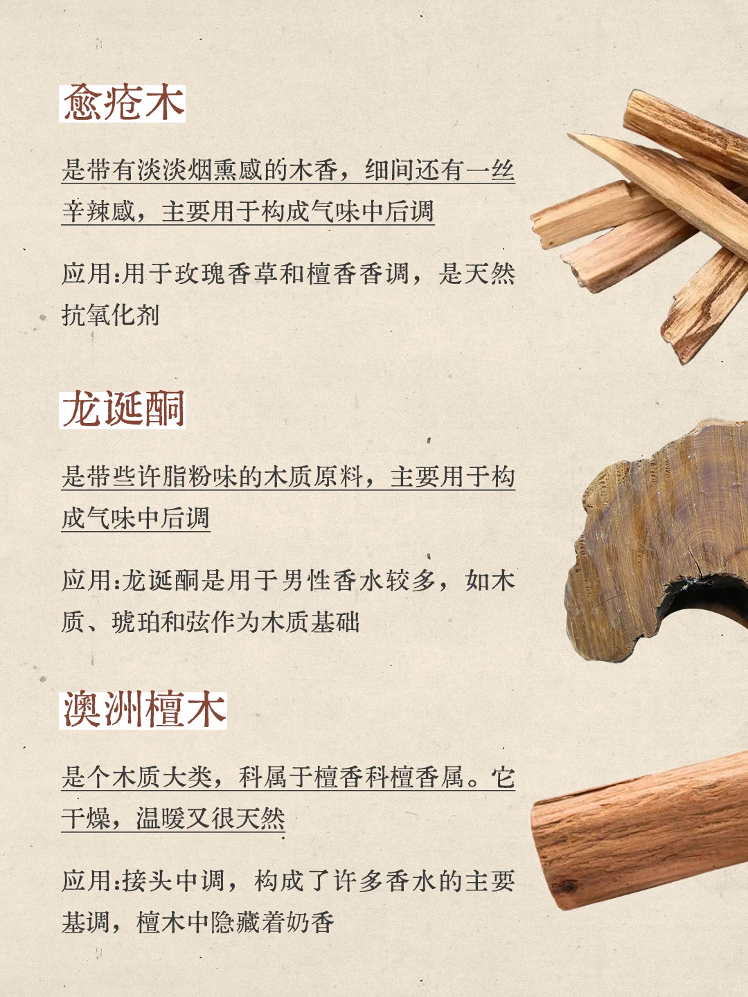 🌲木质香盘点 你更喜欢哪种？