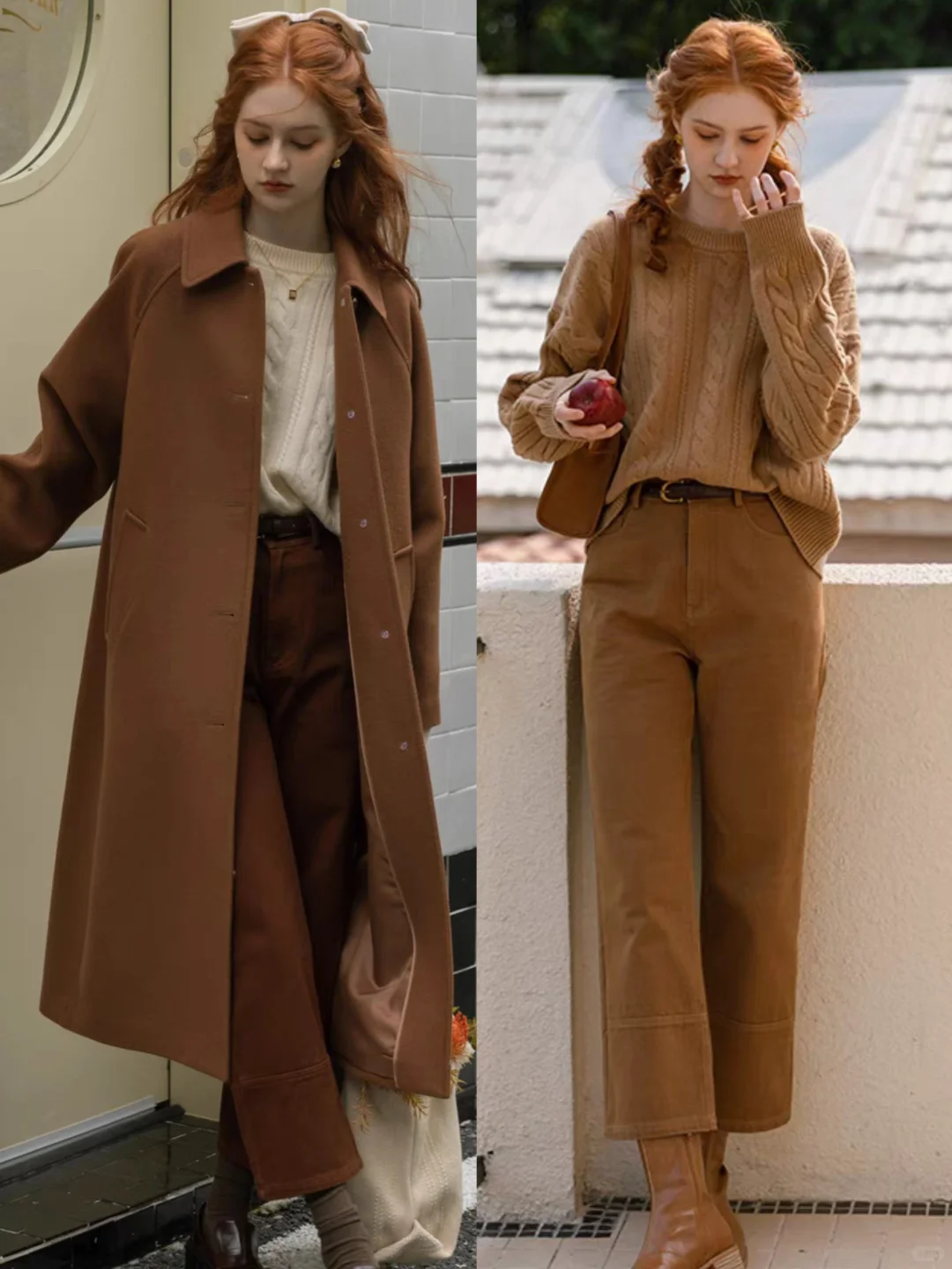 “🍁秋意渐浓”法式复古电影感穿搭｜MELLIIY