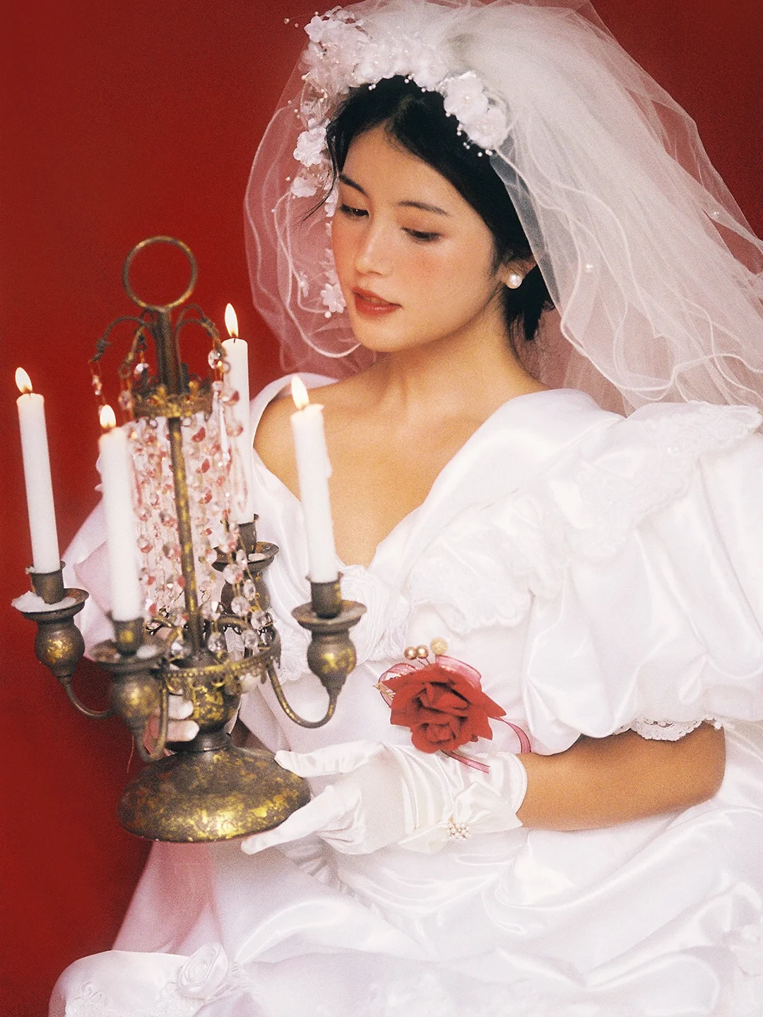 女生一定要拍一次的单人婚纱照 |复古婚纱