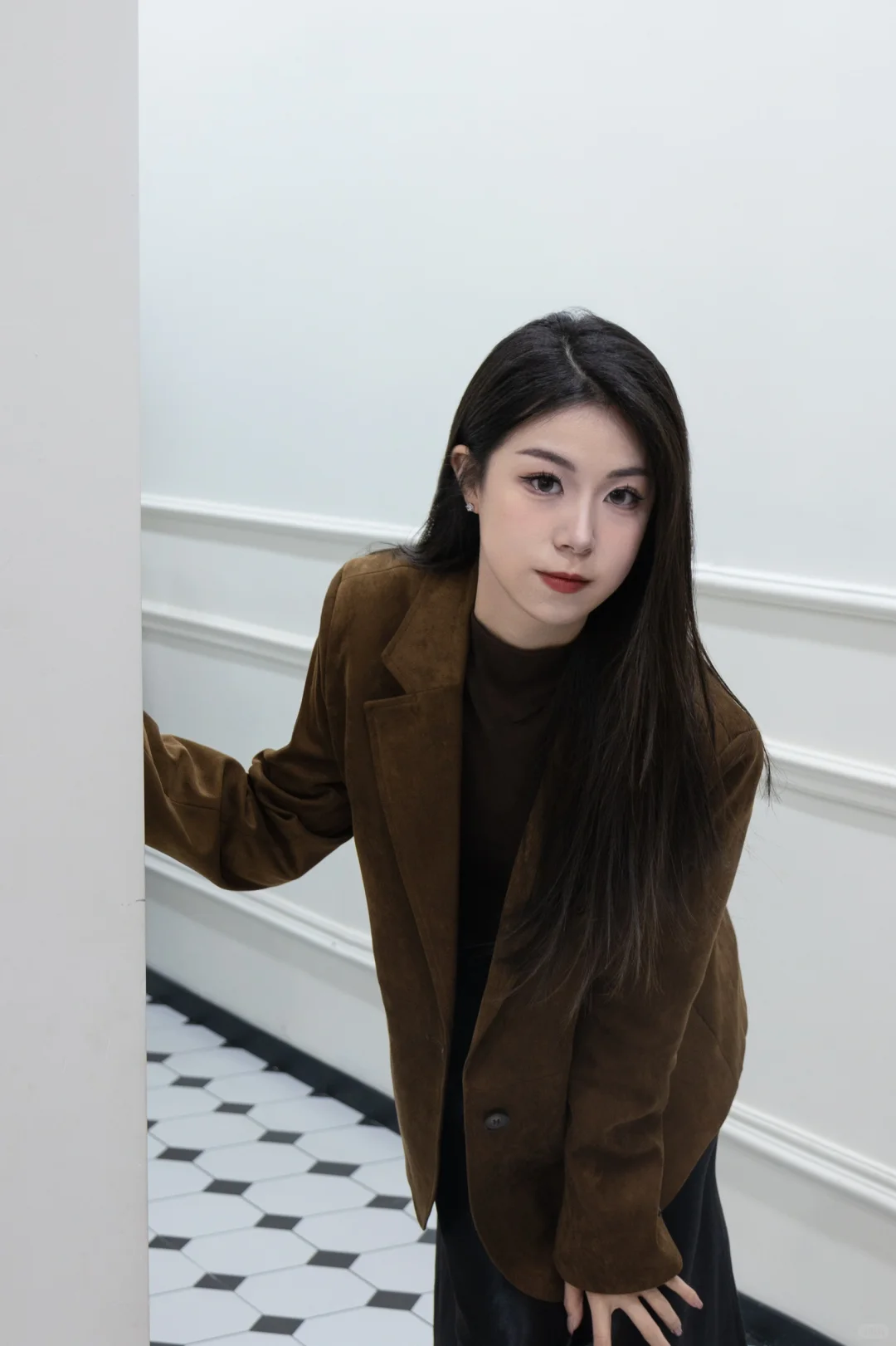 当遇上社牛的模特你就有福了‼️