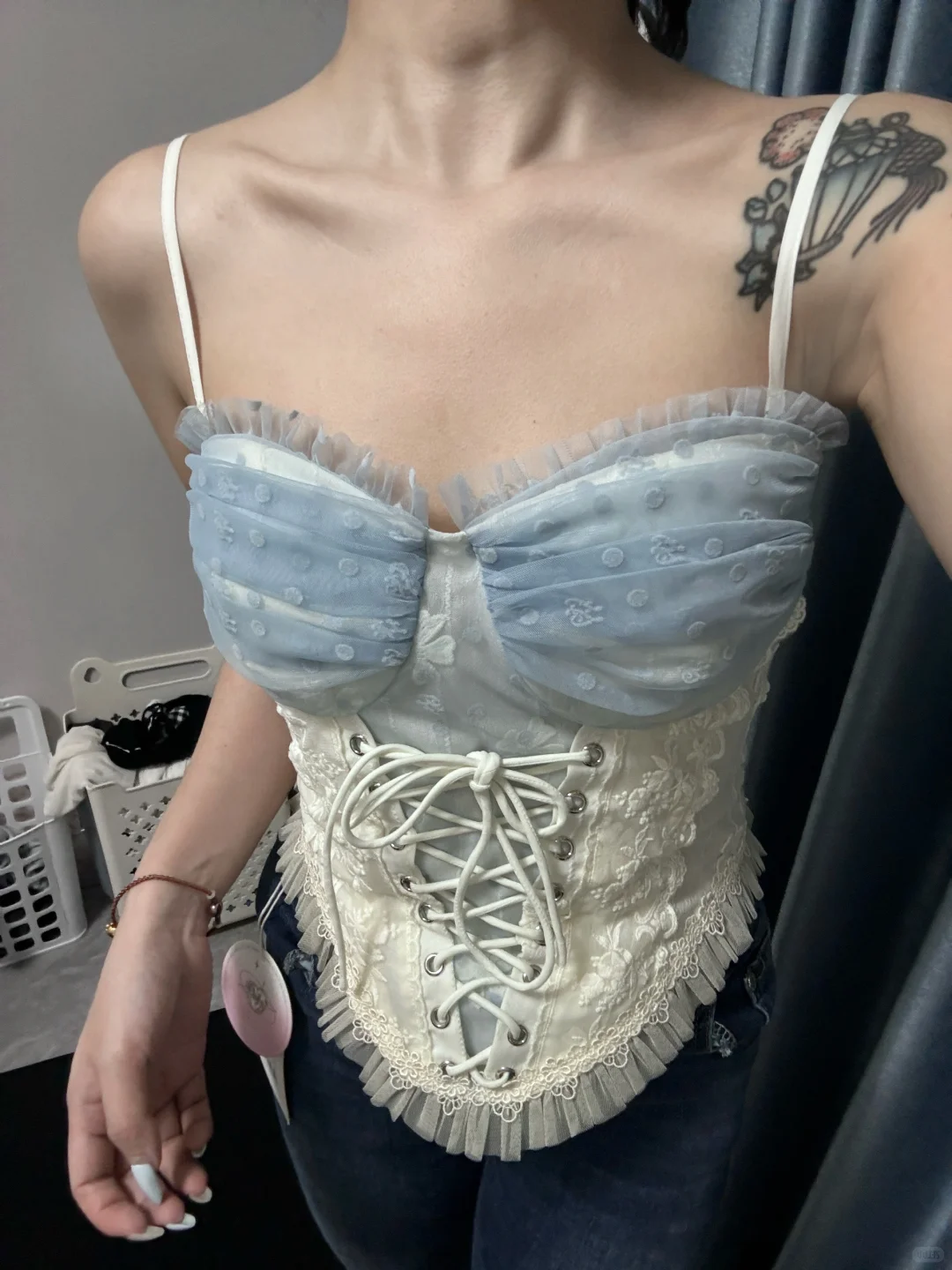 芭蕾穿搭 蓝丝绒 海贝奏鸣🩵