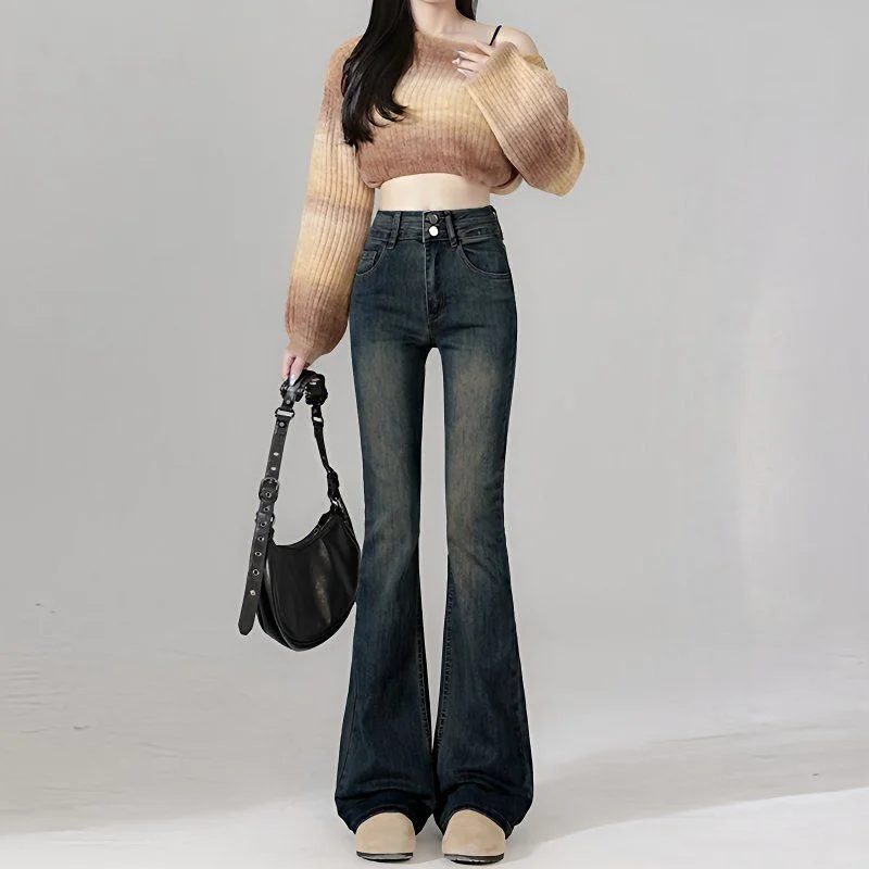 梨形本命喇叭裤！胯宽腿粗直接隐形✨