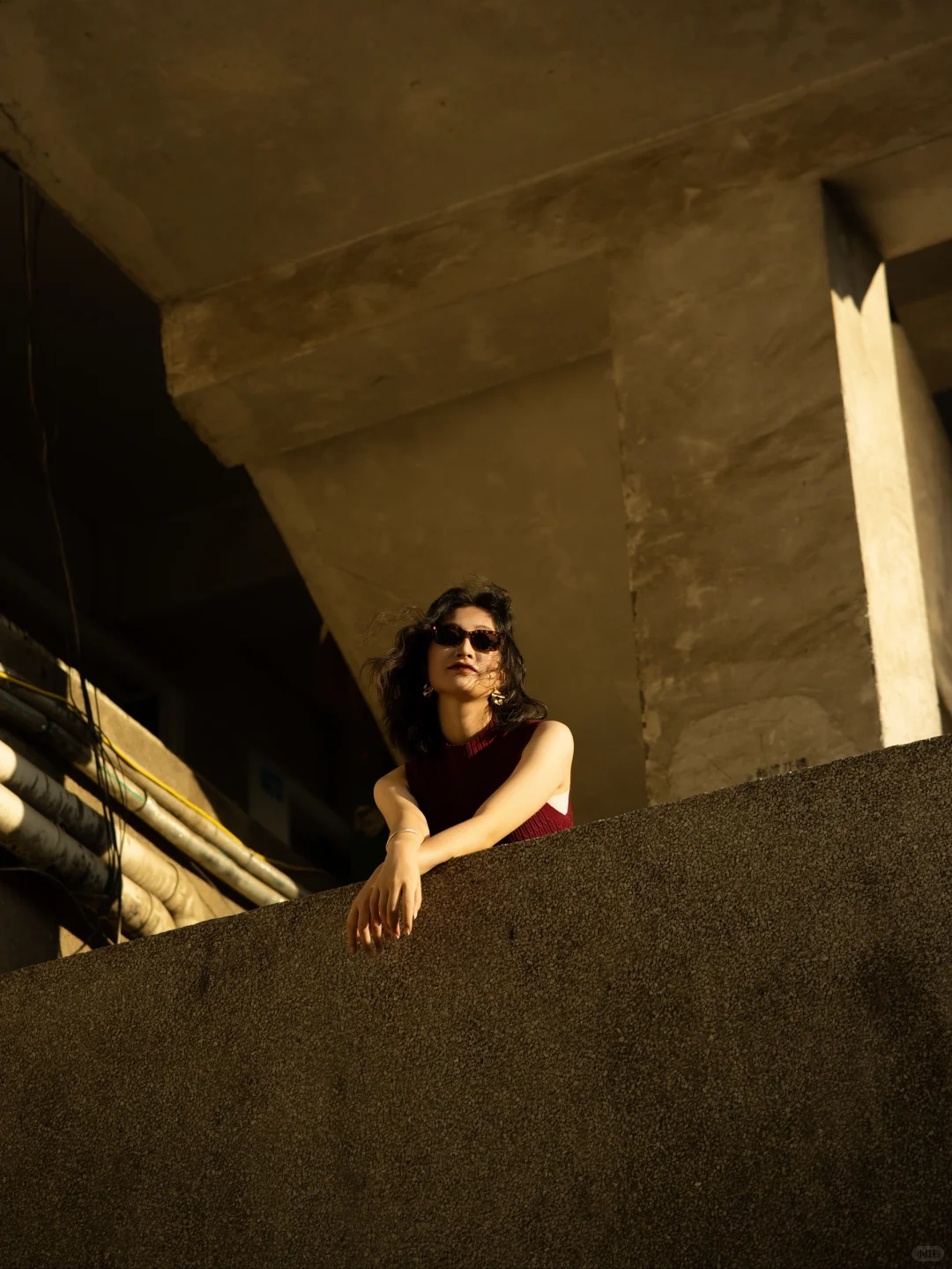 港风文艺片-老楼和夕阳给的复古感