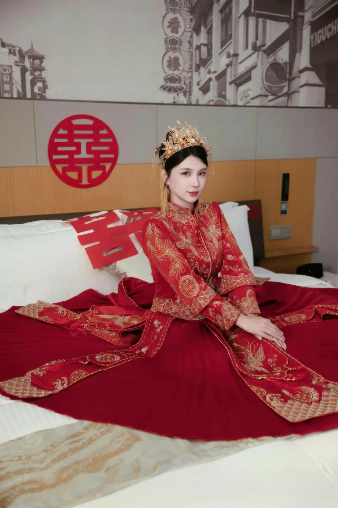 醉美中式婚服秀之秀人小蛮妖《10865》