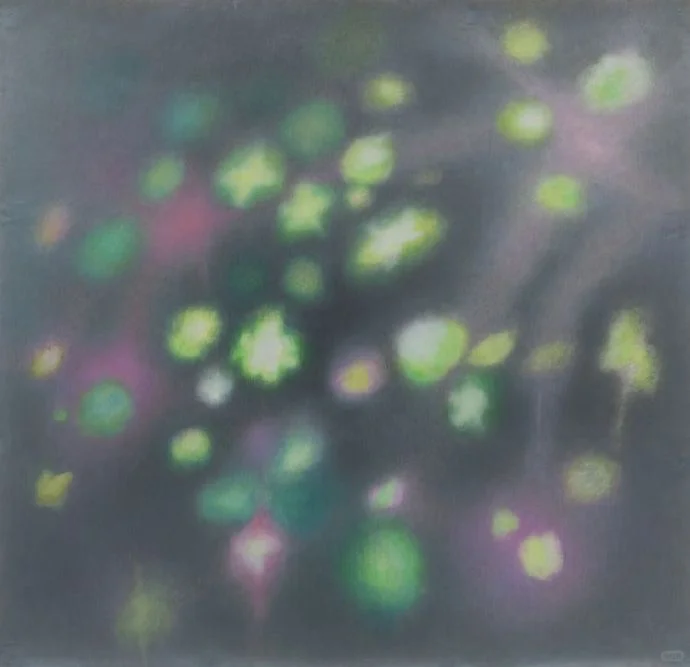 每日插画| 虚幻和现实的光影撩拨情绪