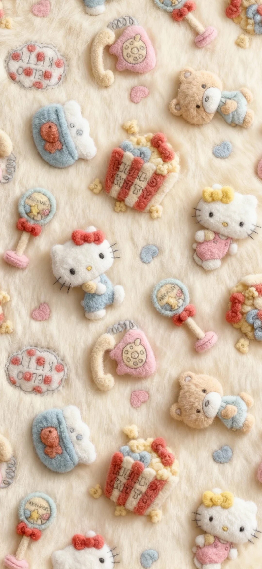 毛茸茸的hellokitty 😍手机壁纸合集