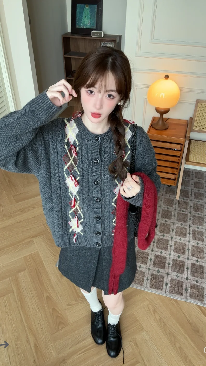 秋冬氛围🍂｜灰调复古感12套look