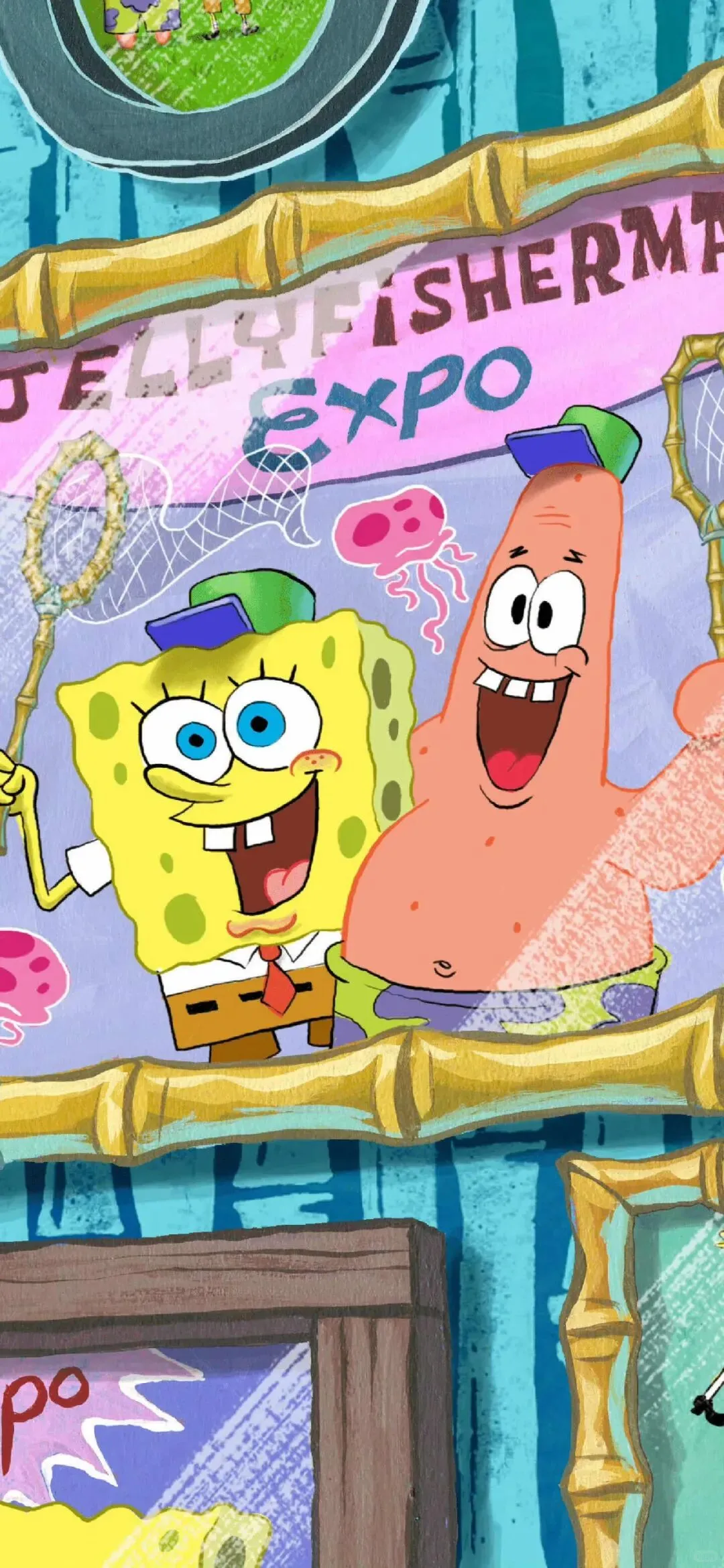 十八张快乐比奇堡之海绵宝宝手机壁纸