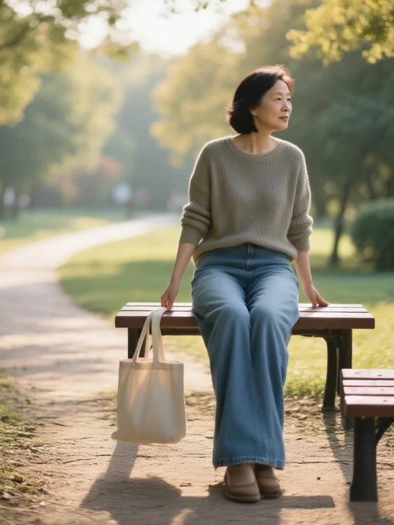 ✨50+又如何？公园散步松弛感穿搭骗了多少人