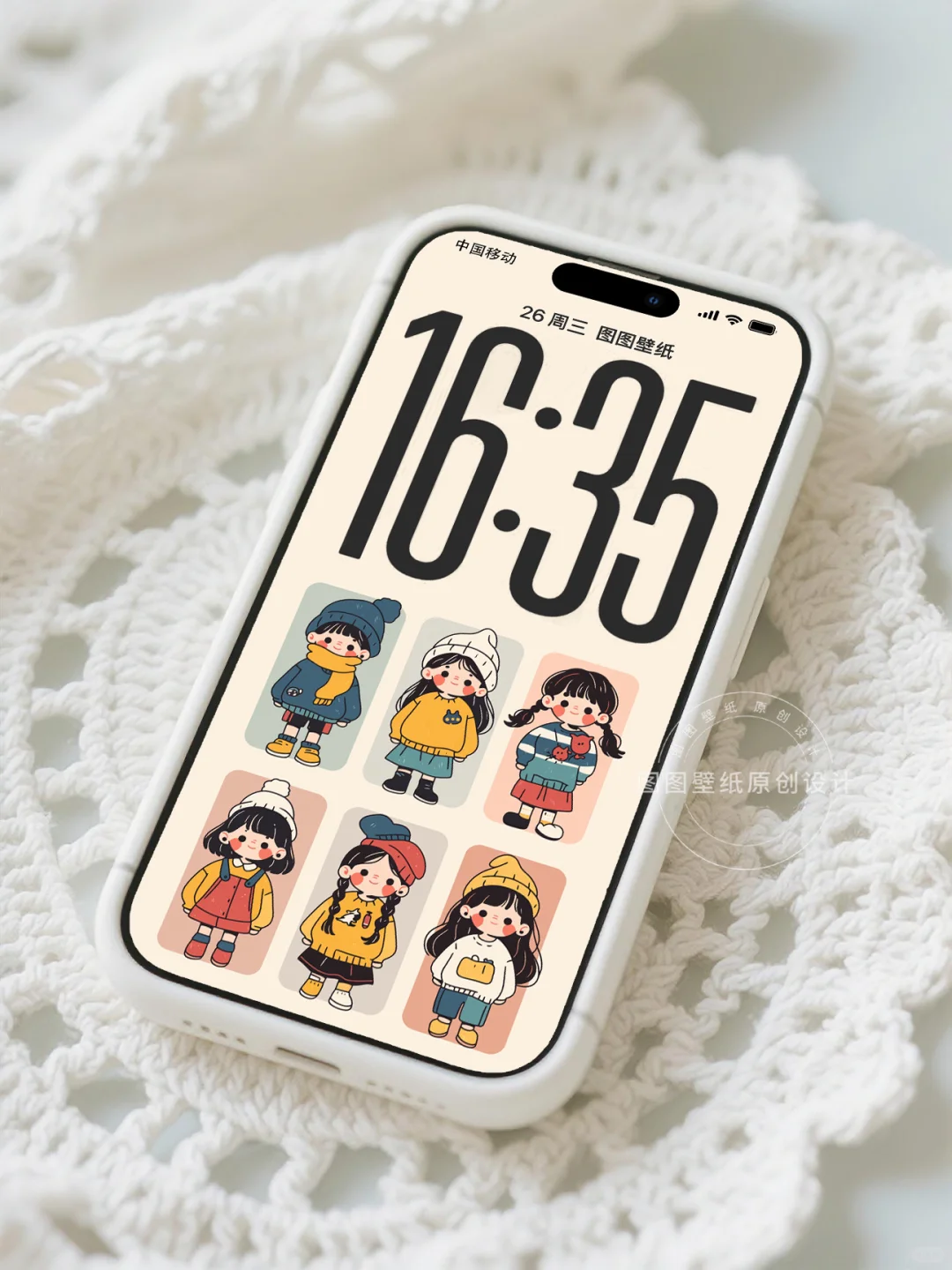 一组治愈系的穿搭小姐姐 | 手机壁纸1168