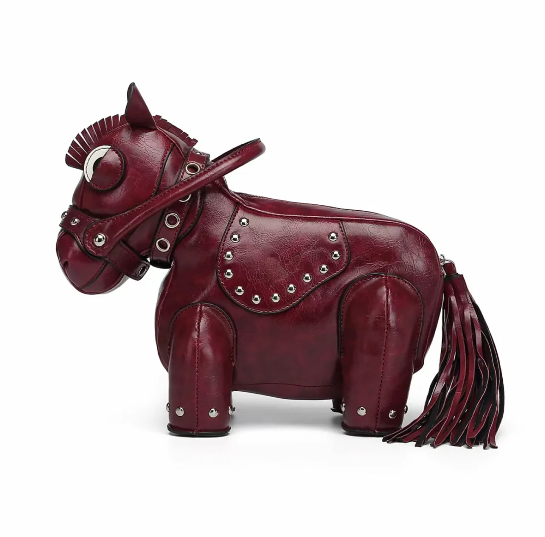 2025新款甜妹酷辣妹风个性创意小马动