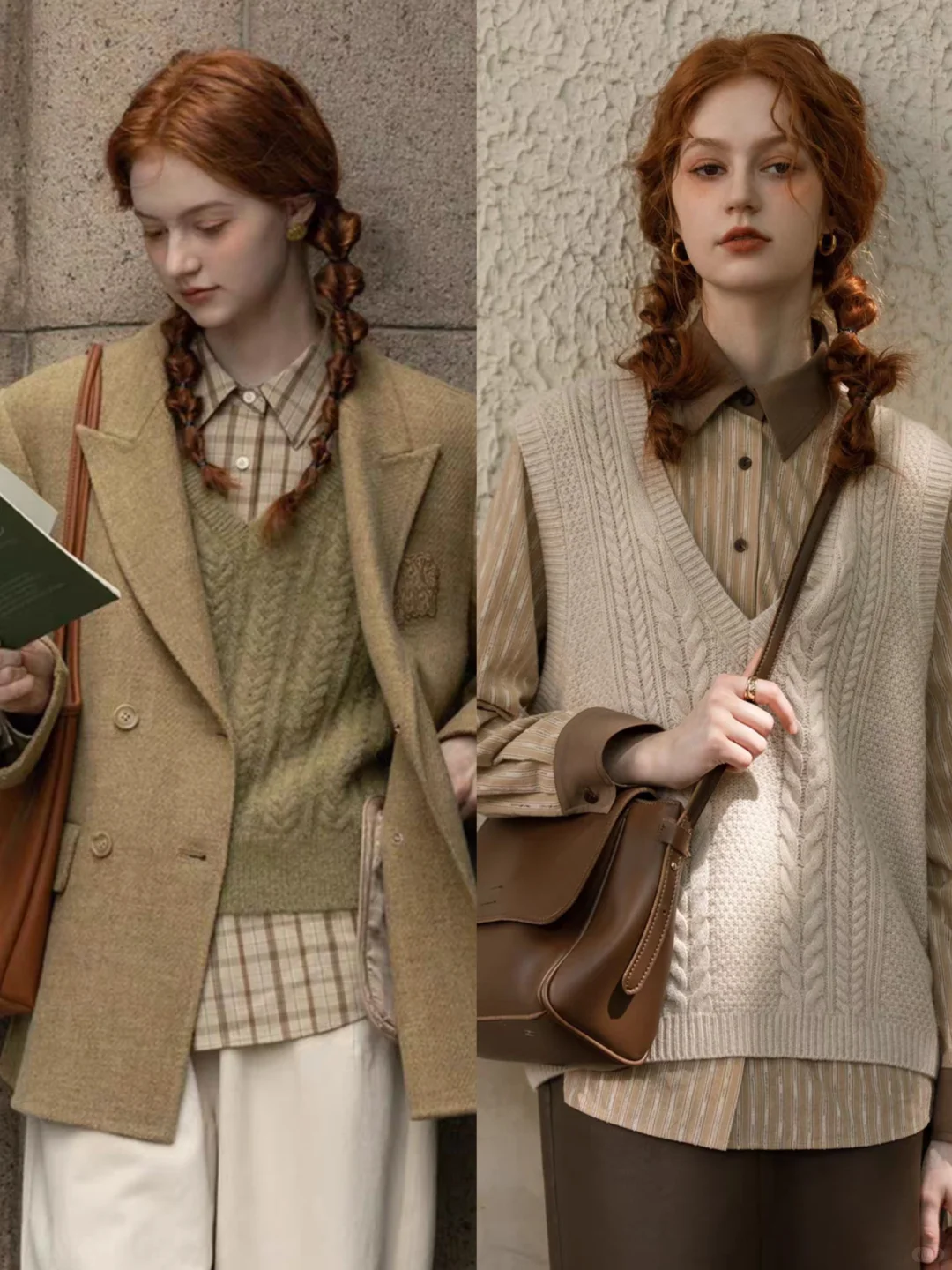 “🍁秋意渐浓”法式复古电影感穿搭｜MELLIIY