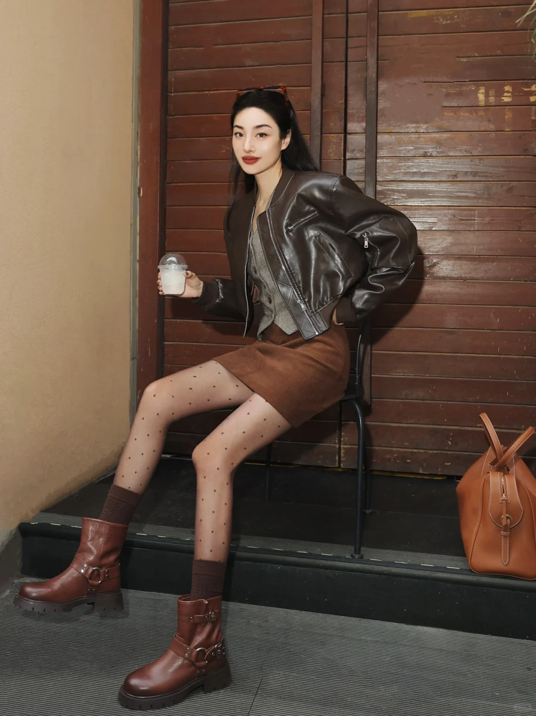 复古美拉德｜飒气与女人味并不冲突