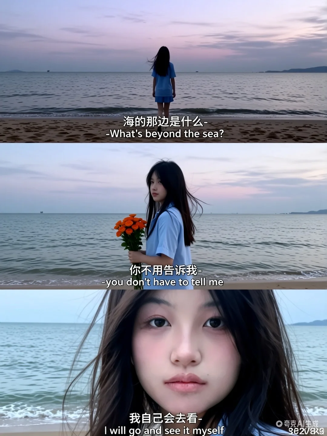 ai生成图片｜海的那边是什么，不用告诉医学生