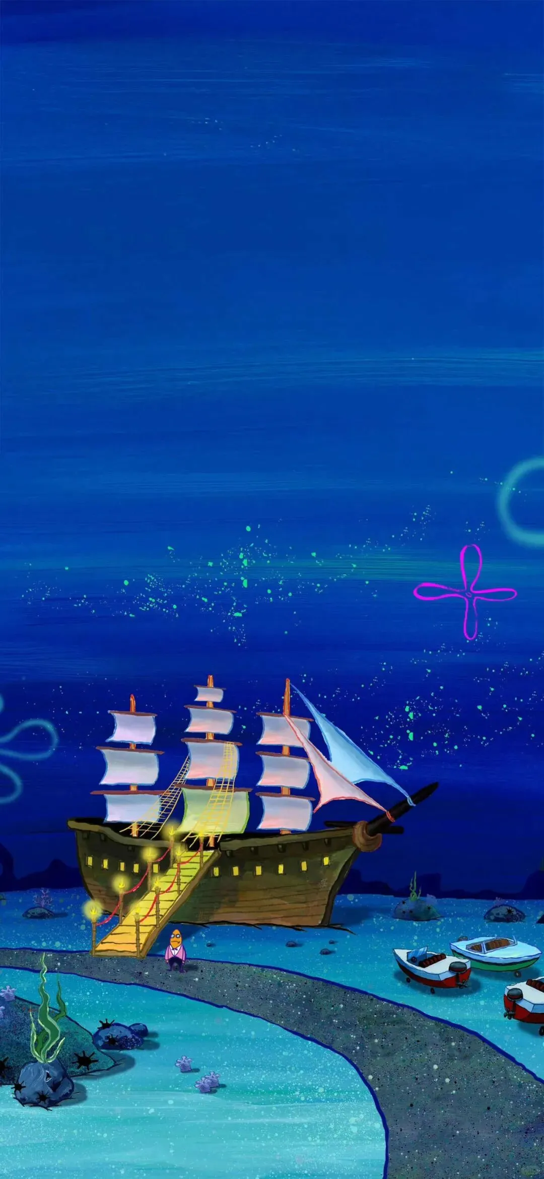 十八张快乐比奇堡之海绵宝宝手机壁纸