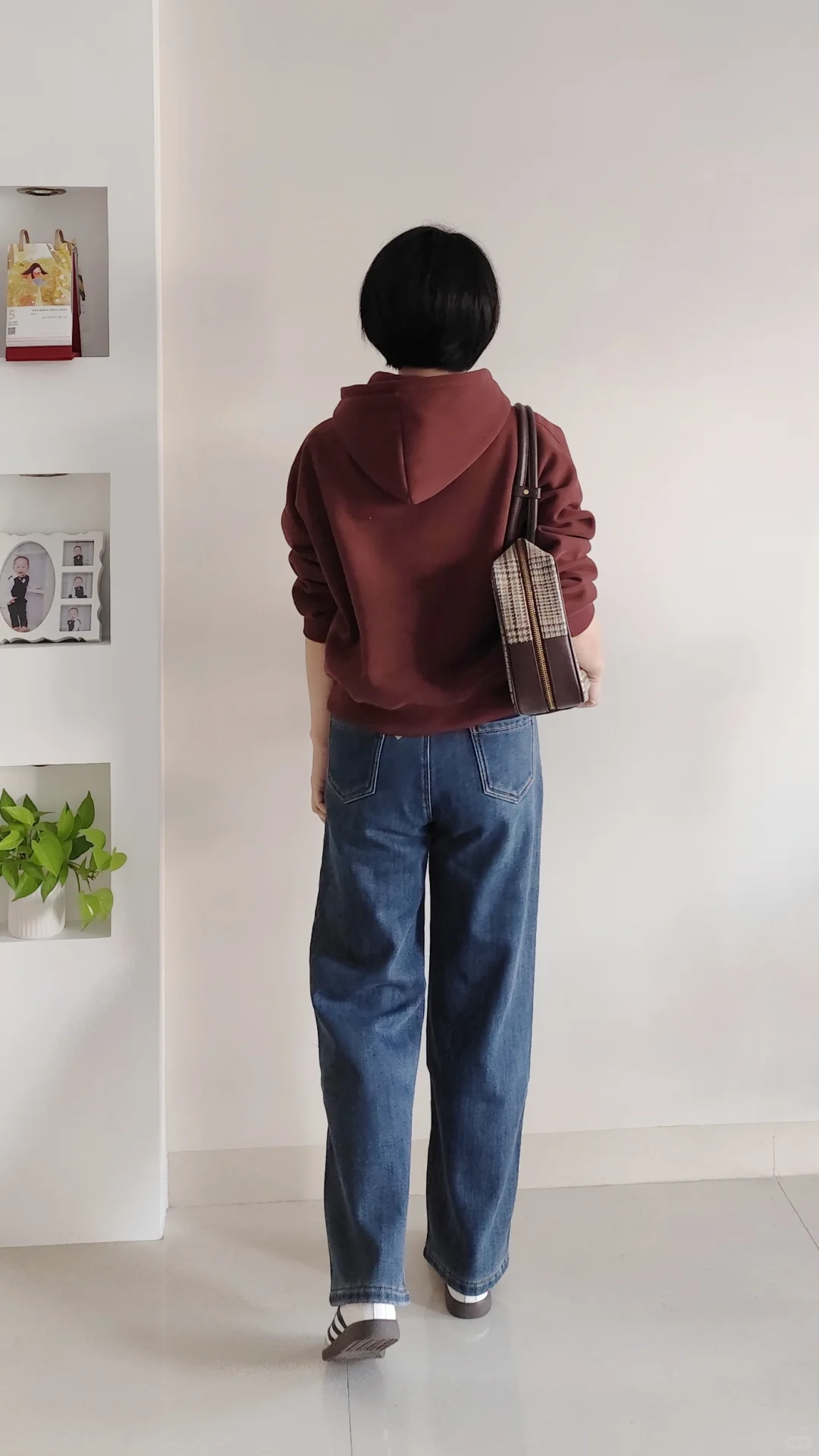 168/55kg🍀 40+老阿姨对连帽卫衣难以抗拒