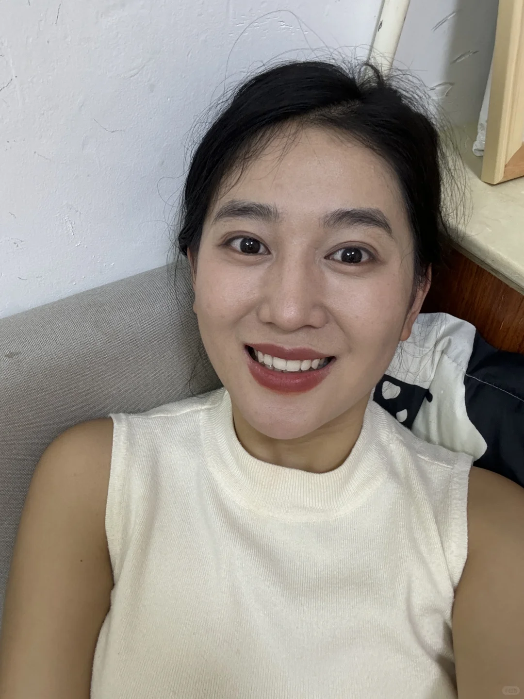 刚刚拍的，原相机，没P～