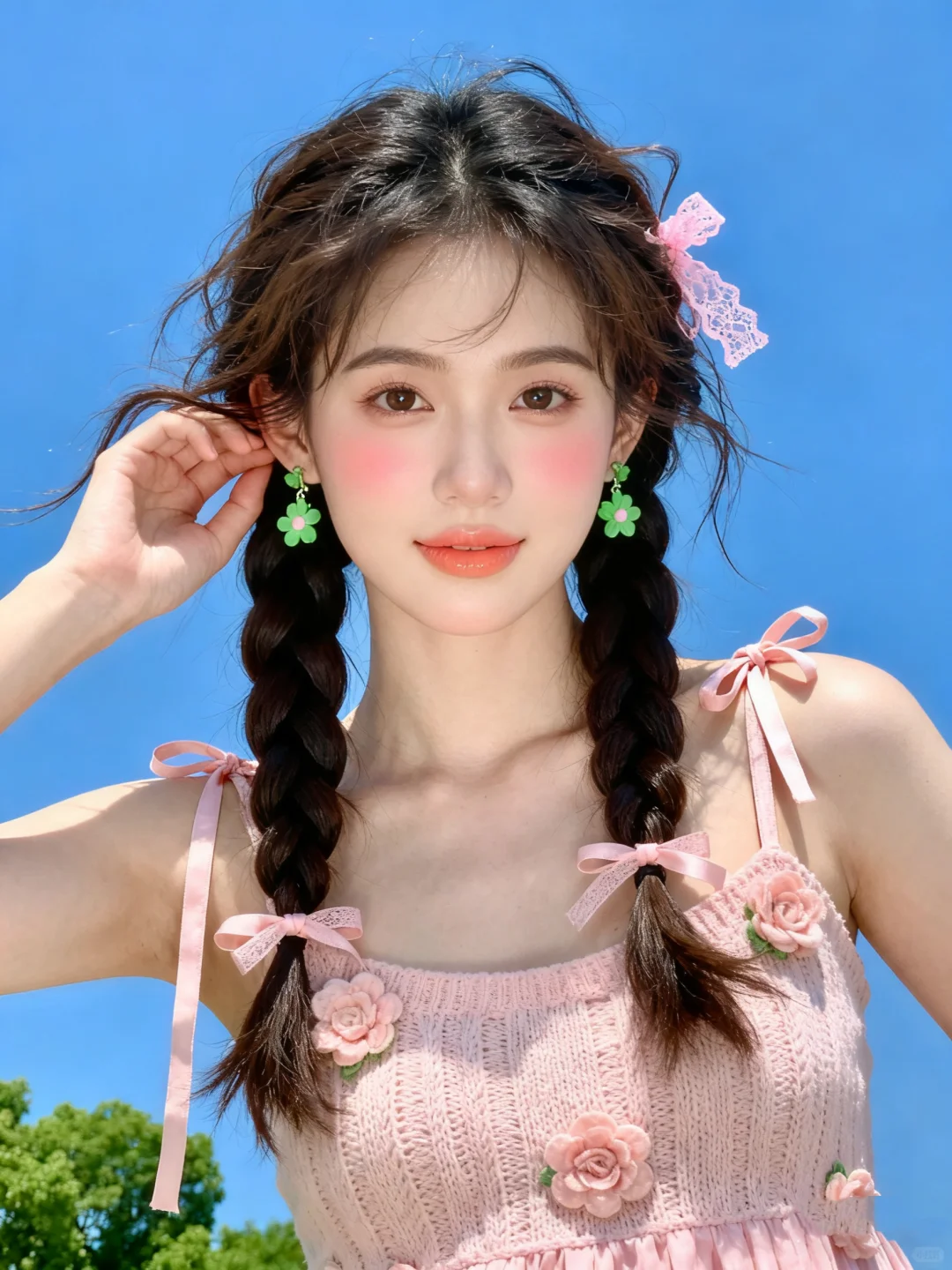 1分钟get同款夏日氧气甜妹写真～（附口令）