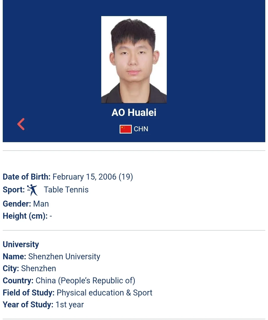 世大運的乒人們