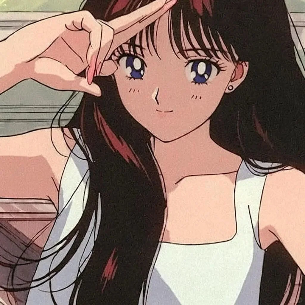 WeChat 复古日漫女生头像 动漫女孩快来～