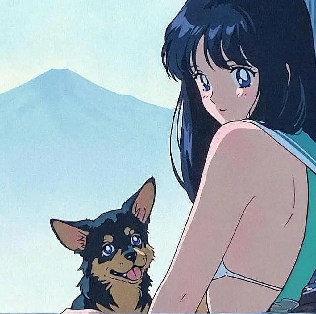 WeChat 复古日漫女生头像 动漫女孩快来～