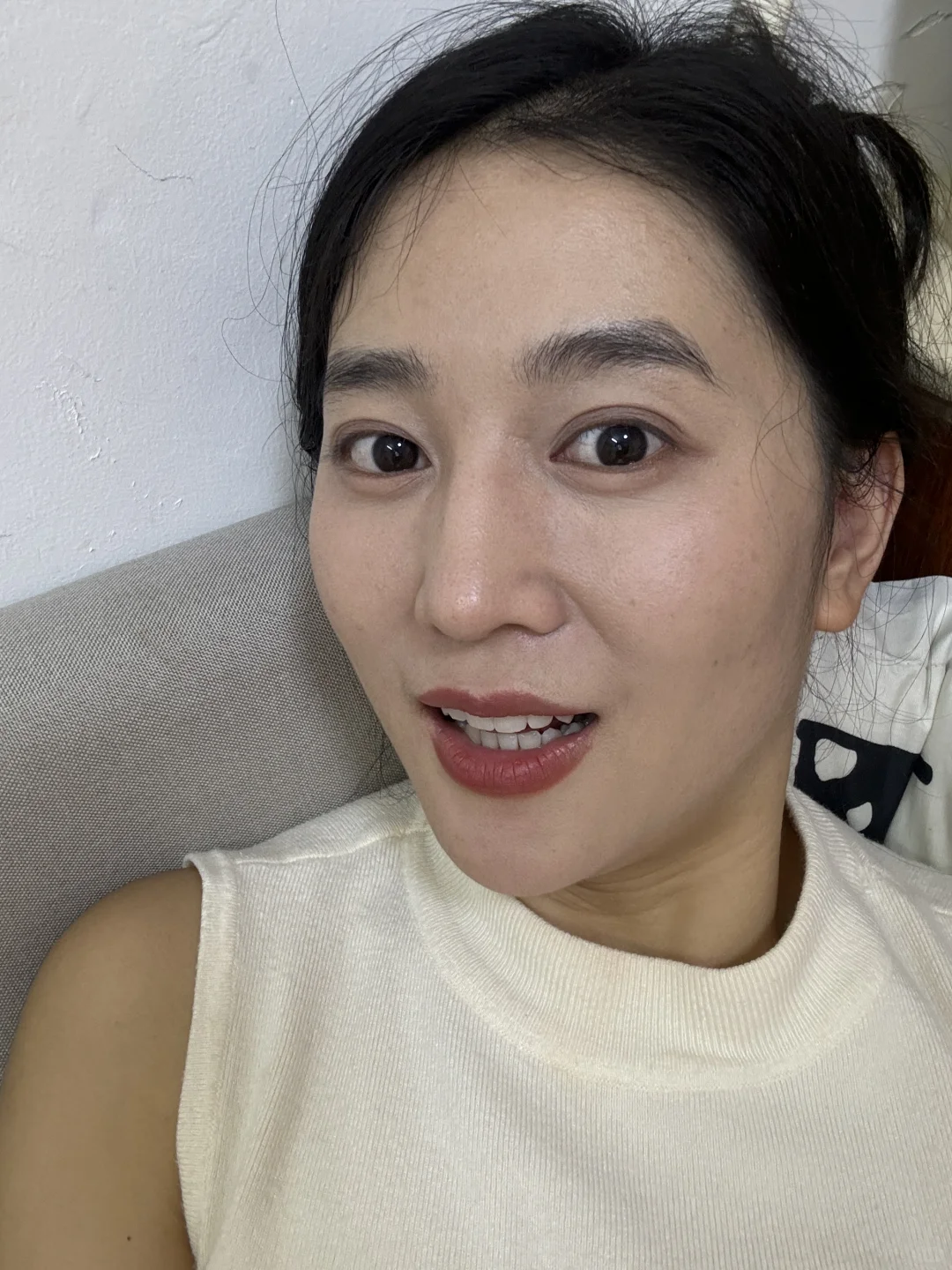 刚刚拍的，原相机，没P～