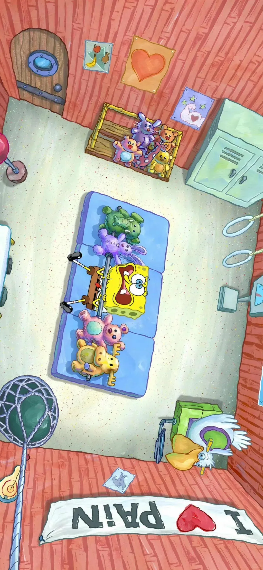 十八张快乐比奇堡之海绵宝宝手机壁纸