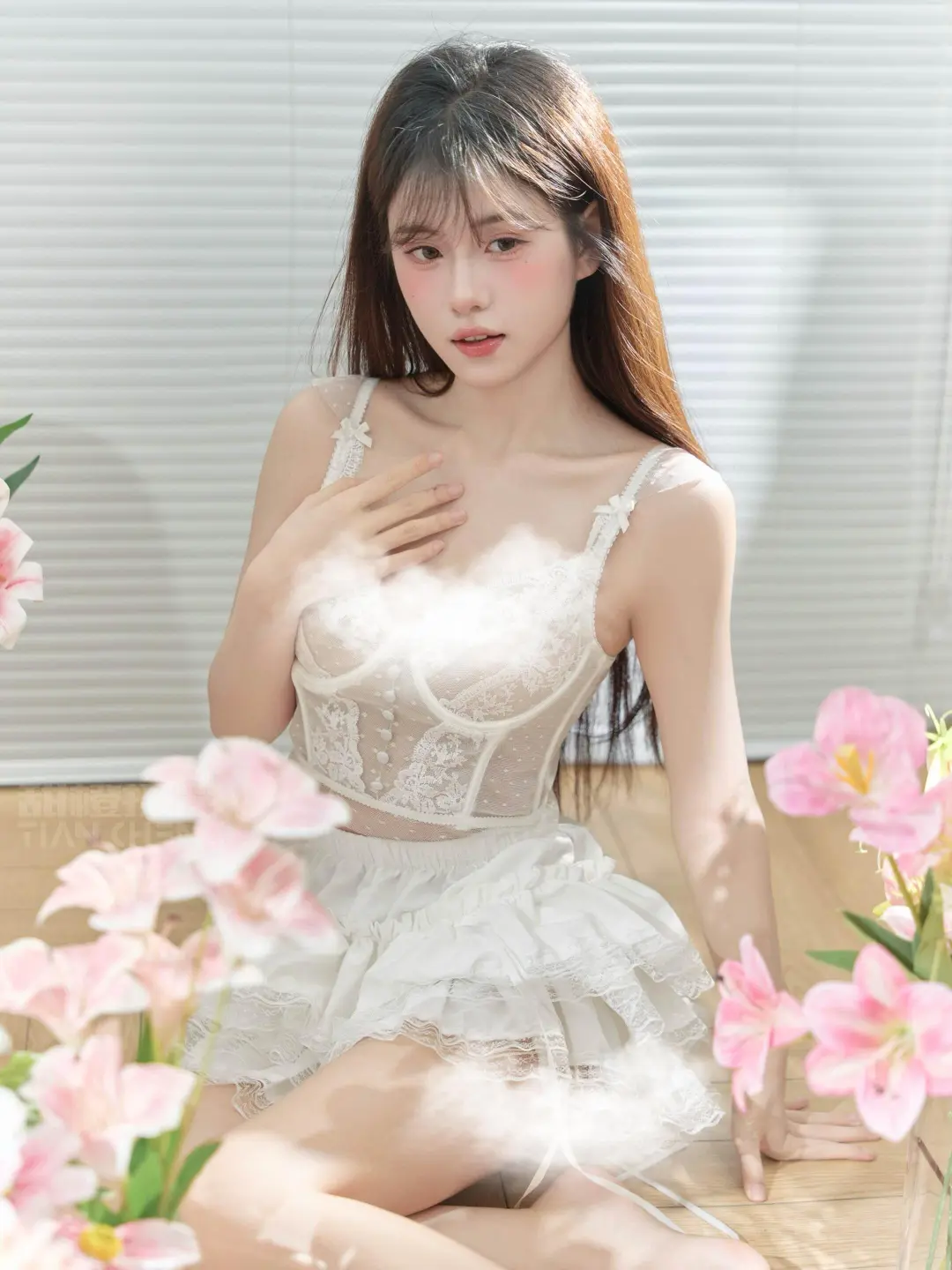 花系少女私房写真，把春日浪漫穿在身上🌸