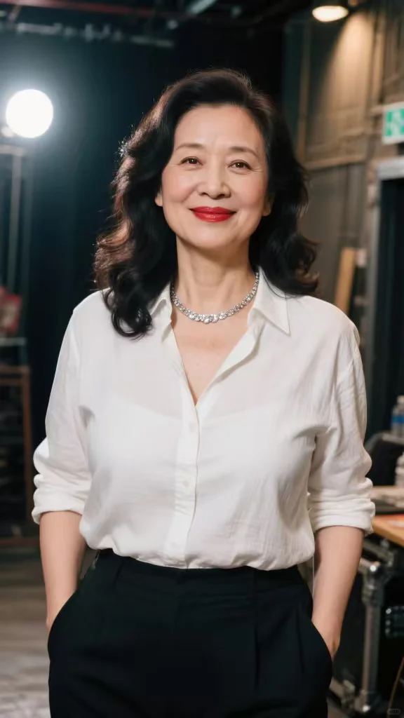 谁顶得住，48岁阿姨的气质太出众啦