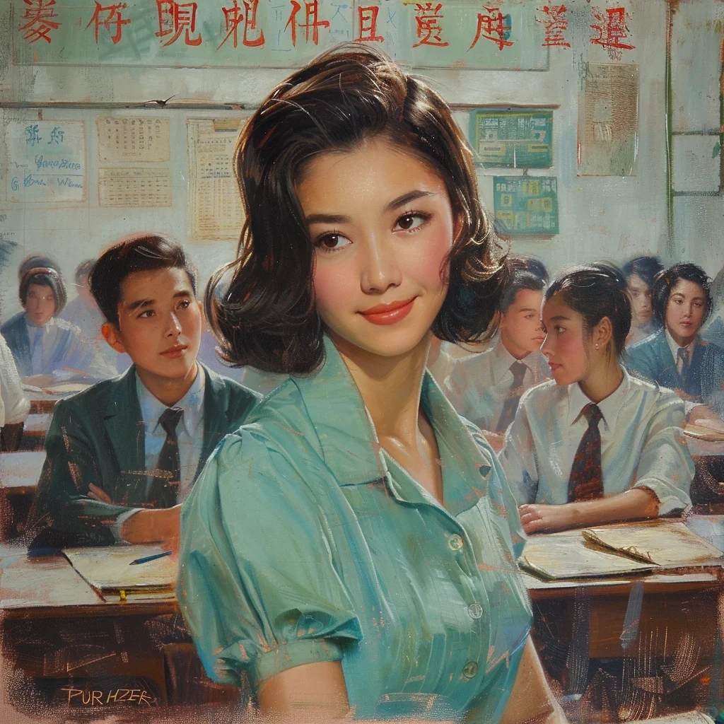 复古挂历美人｜大家觉得第几张比较好看呢