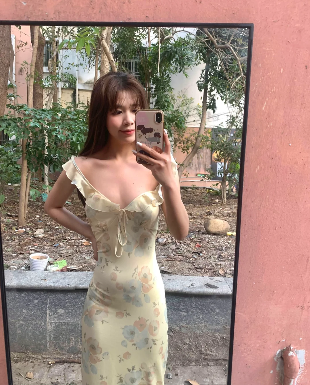 仅需40r的甜辣荷叶吊带裙‼️也太好看了吧～