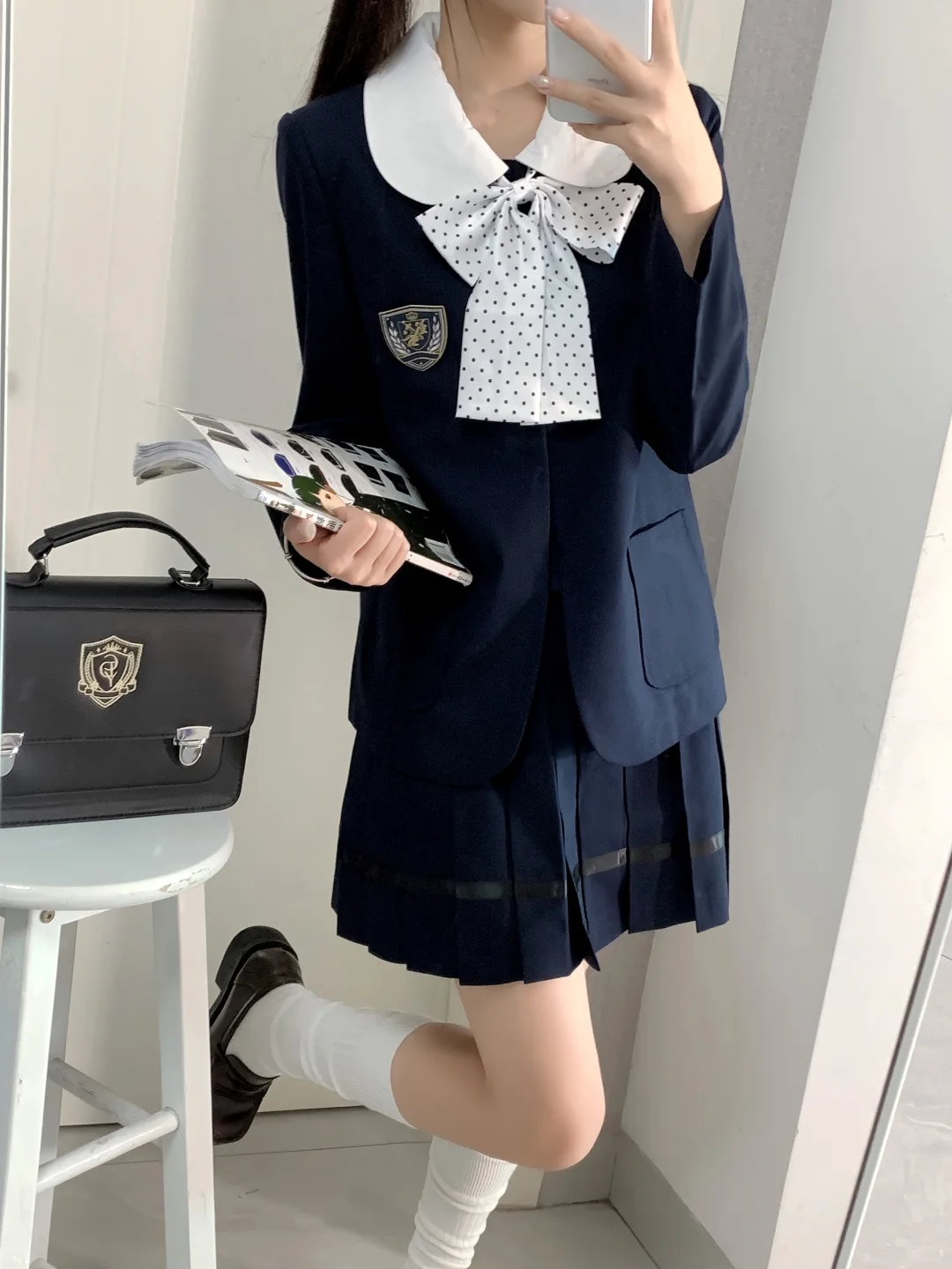 今天是学院风jk穿搭分享～