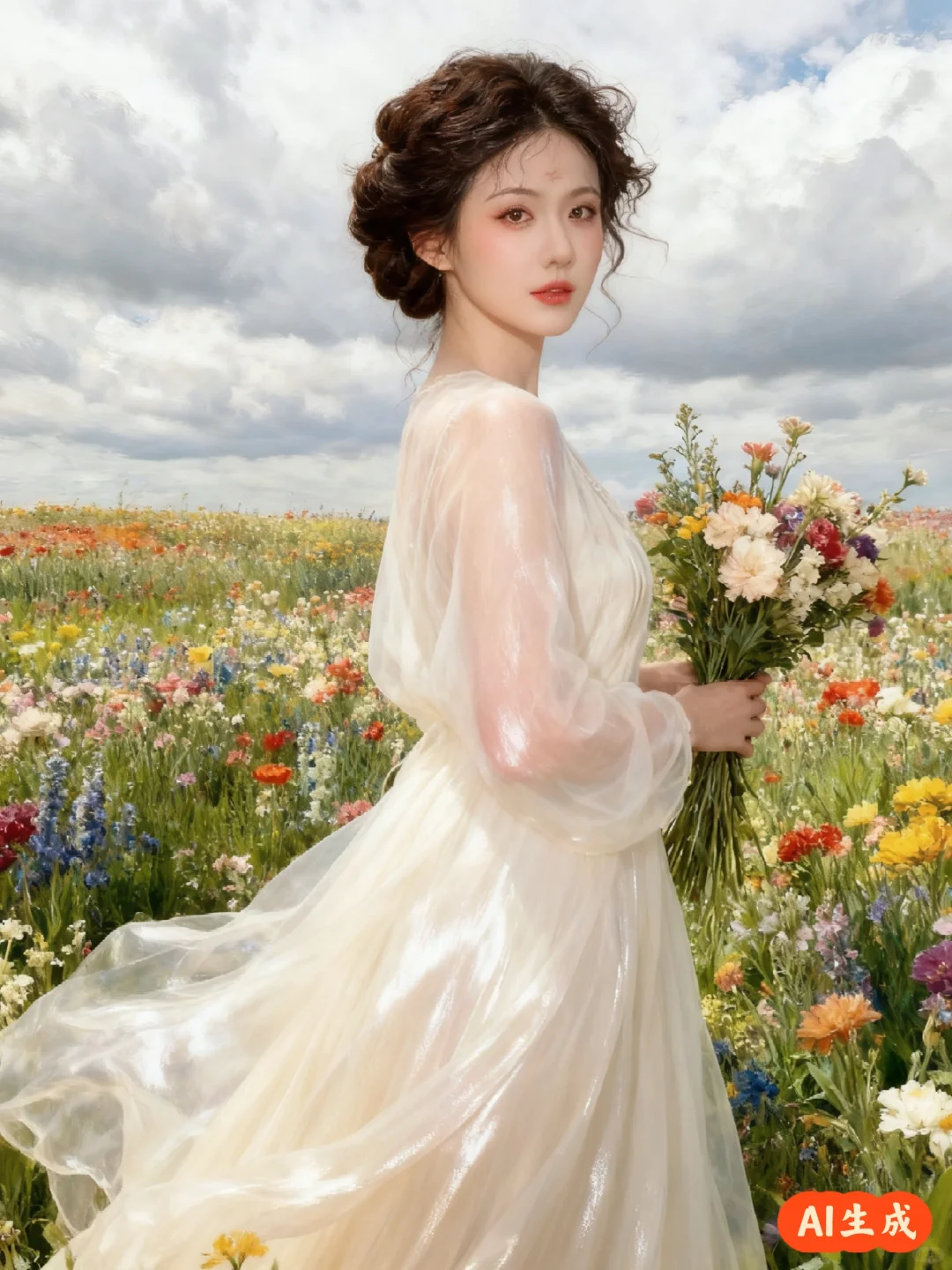 get指令|法式田园，奔跑灵动少女