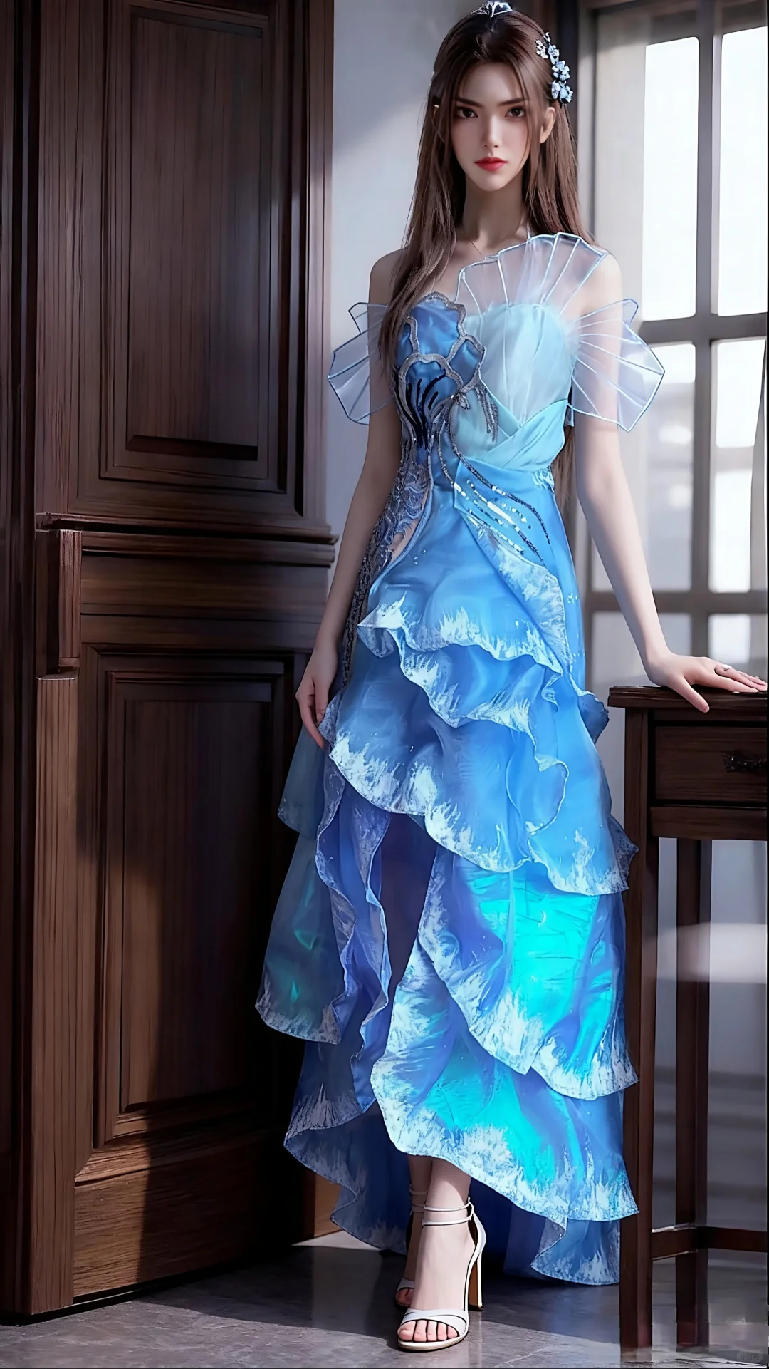 国漫女神穿上现代装方清雪