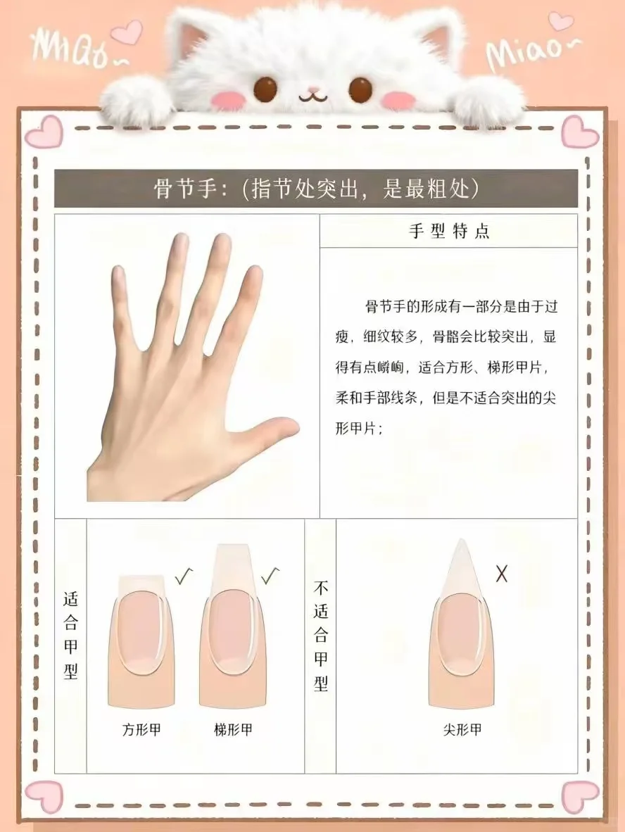 看手型选甲型✨新手小白必看👀