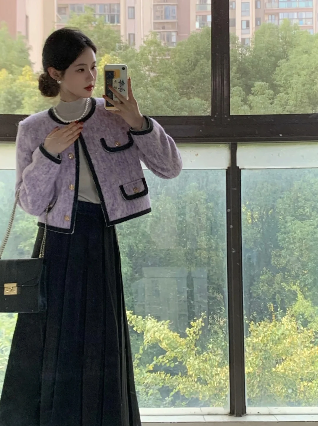早秋复古贵气感穿搭参考✔️