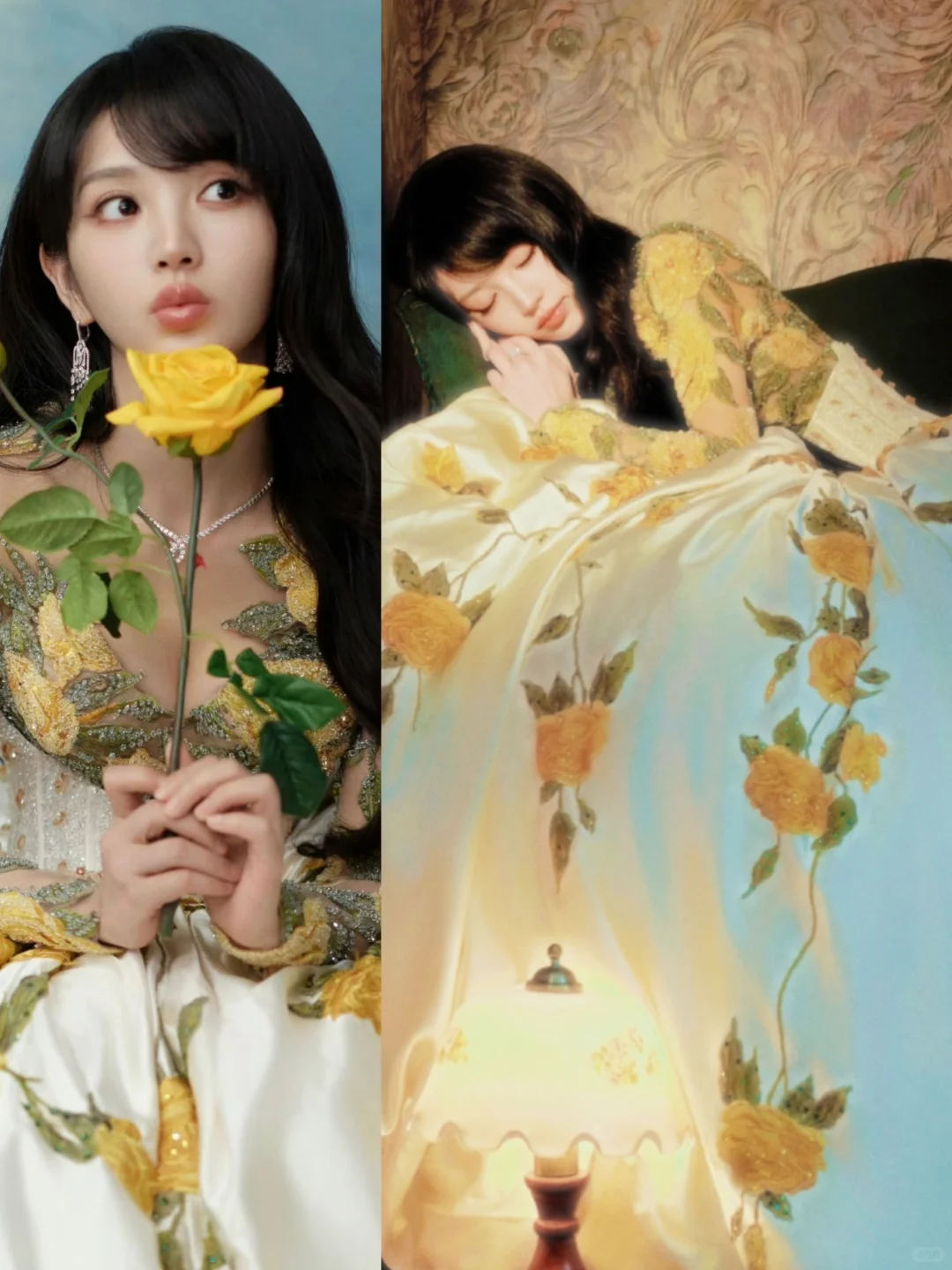 Vogue上世纪审美复现！宫廷油画风真的很惊艳