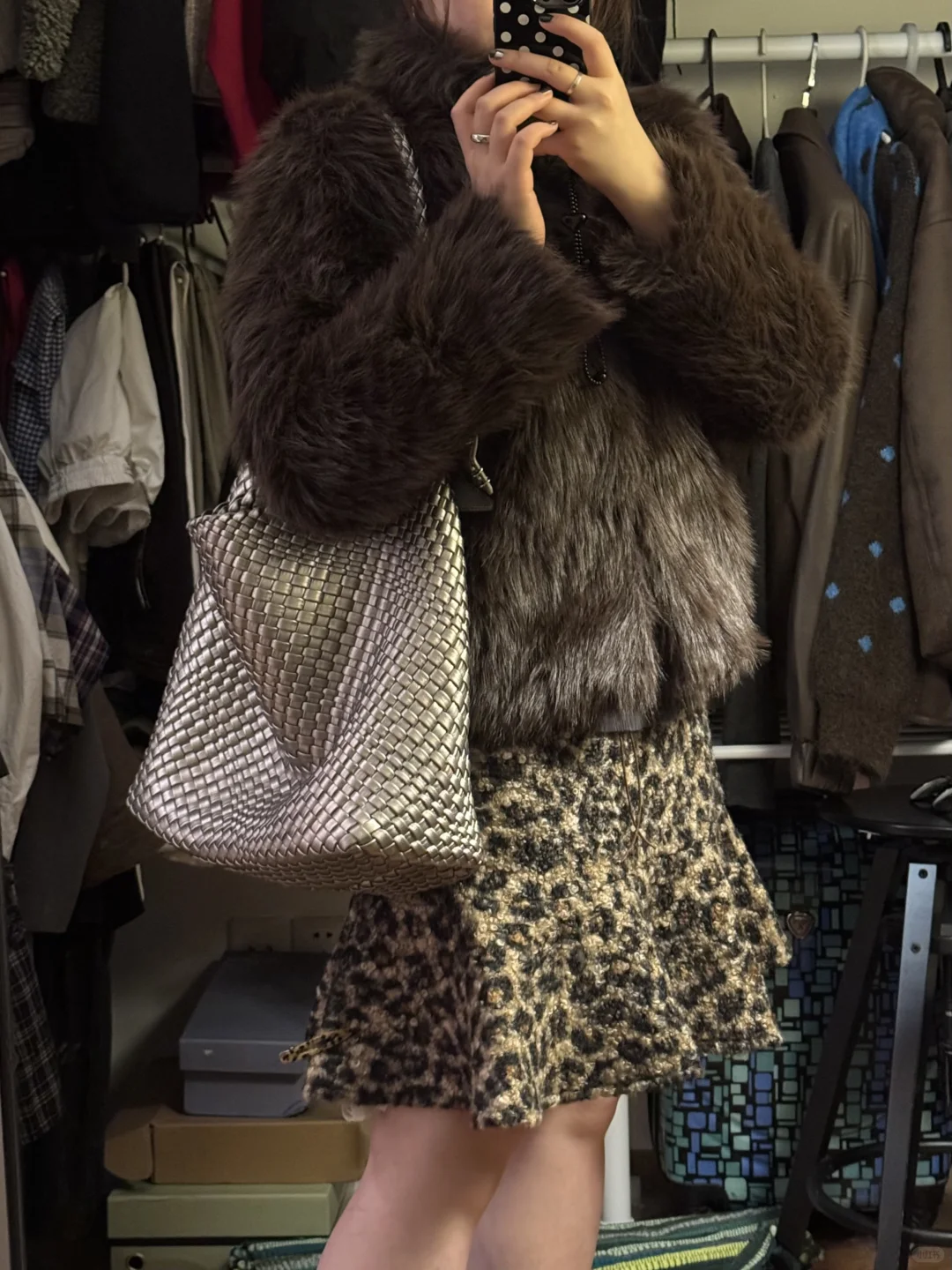 158 120斤 微胖苹果型 毛绒外套试穿篇🪶⋆⁺₊