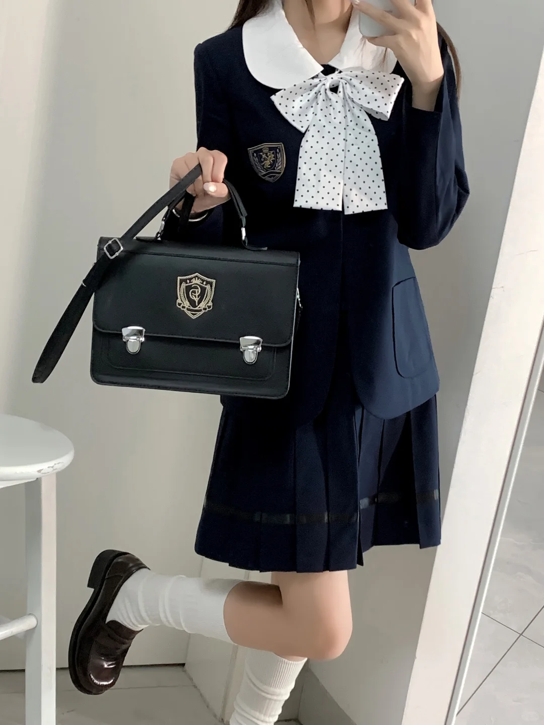 今天是学院风jk穿搭分享～