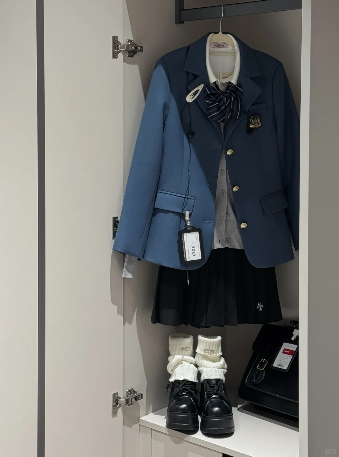 秋冬JK叠穿真叫是个权威！