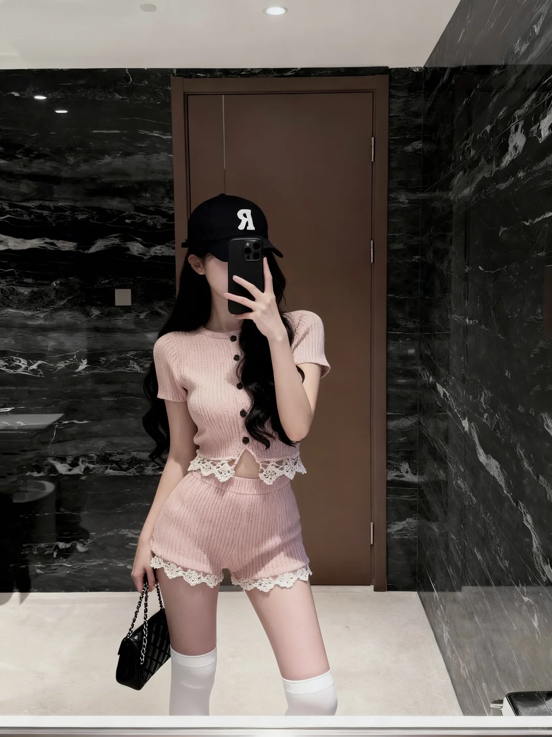 158 80｜浅粉系内搭！太纯欲了吧！