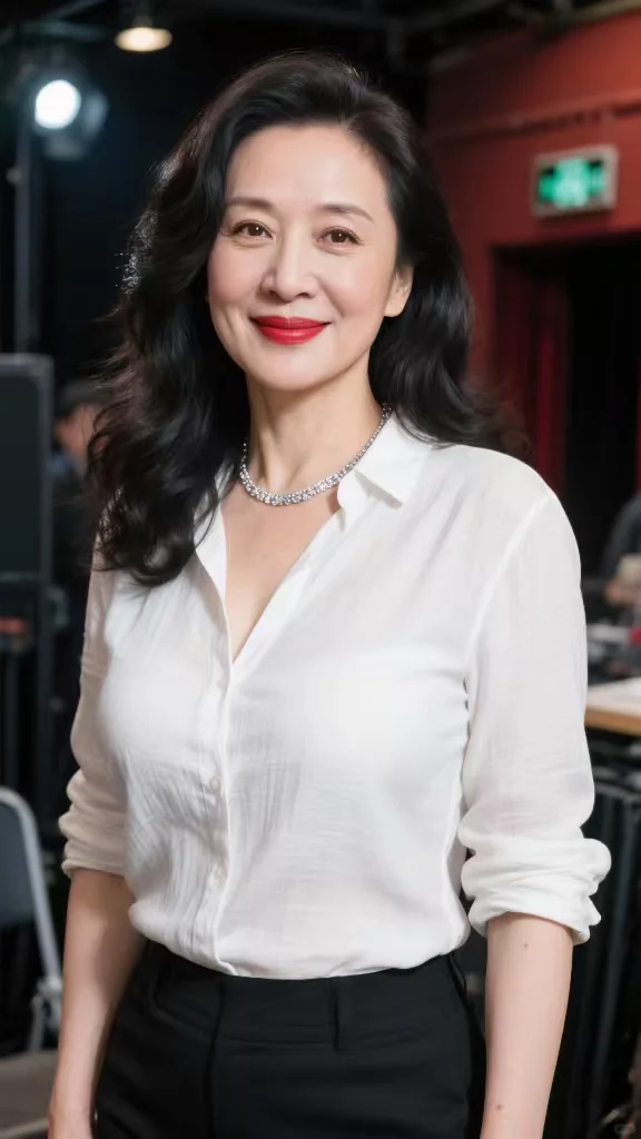 谁顶得住，48岁阿姨的气质太出众啦