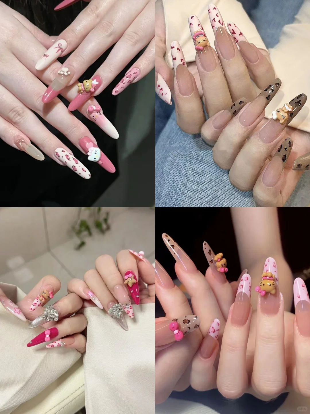 显高级感长甲美甲分享🍎